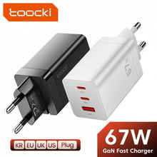 Toocki 67W GaN USB C Charger Quick Charge 65W QC4.0 PD 3.0 45W USB C