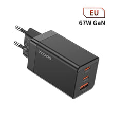 Toocki 67W GaN USB C Charger Quick Charge 65W QC4.0 PD 3.0 45W USB C